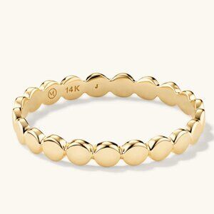 Mejuri Solid 14k Gold Dot Ring